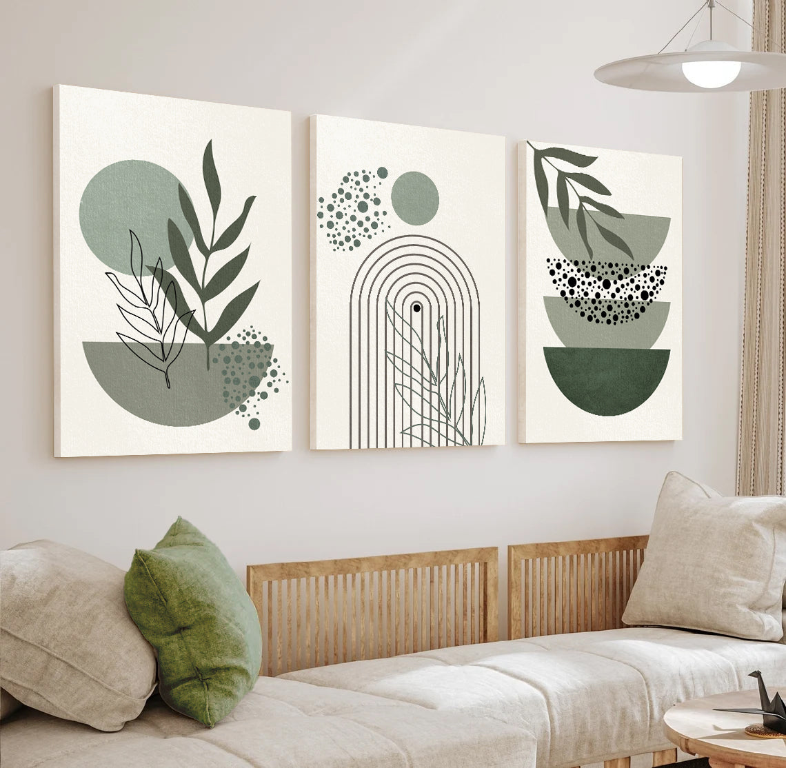 3-Piece BOHO Style Canvas Print - Series 4