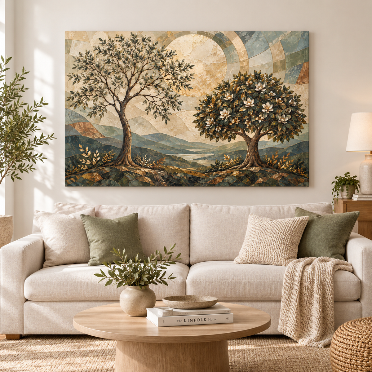 Arboria kanvas tablo mockup 2