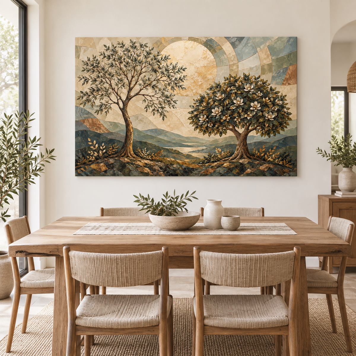 Arboria kanvas tablo mockup 4