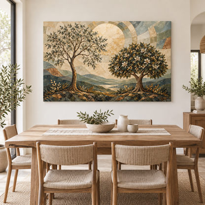 Arboria kanvas tablo mockup 4