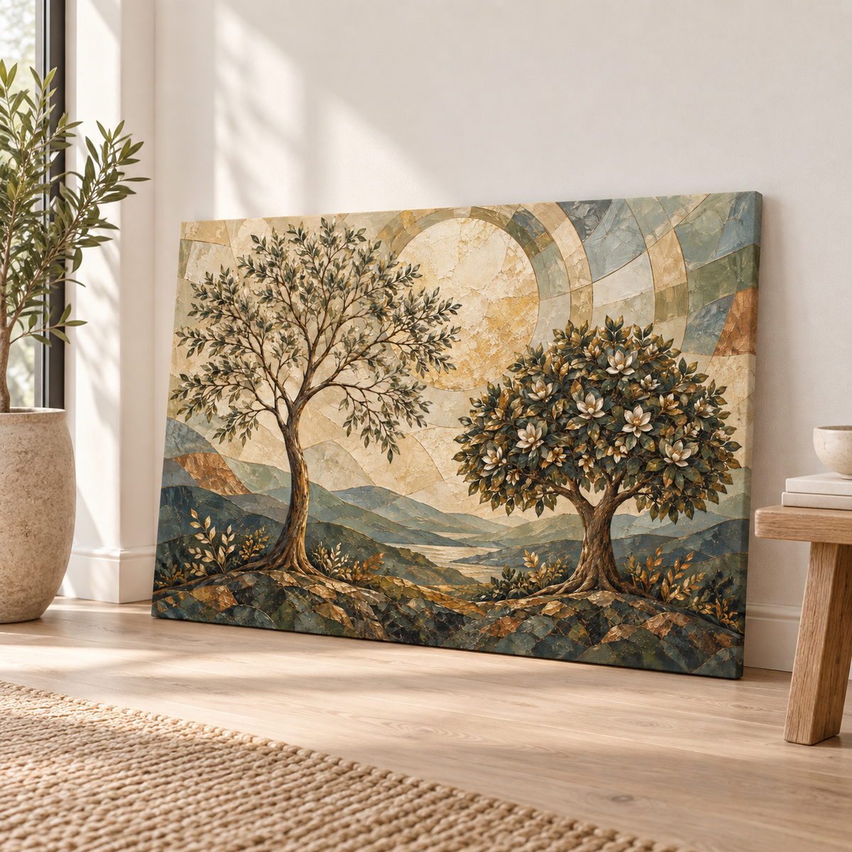 Arboria kanvas tablo mockup 6
