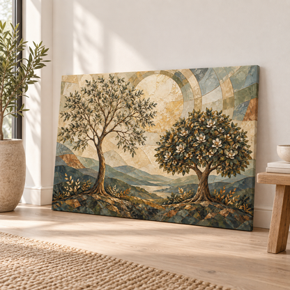 Arboria kanvas tablo mockup 6