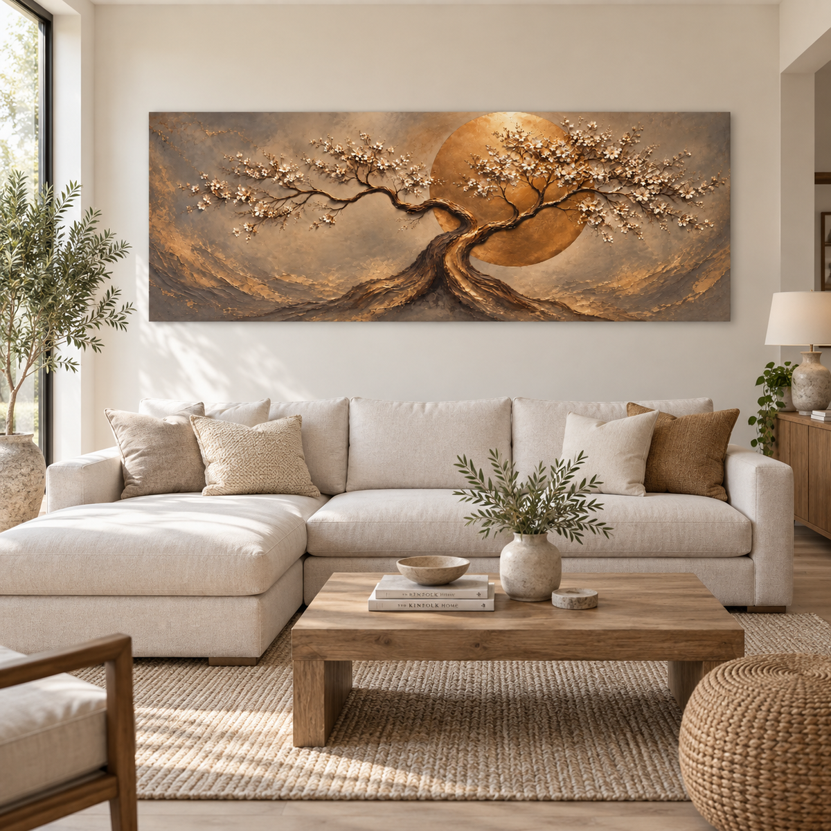 Bronzelle kanvas tablo mockup 2