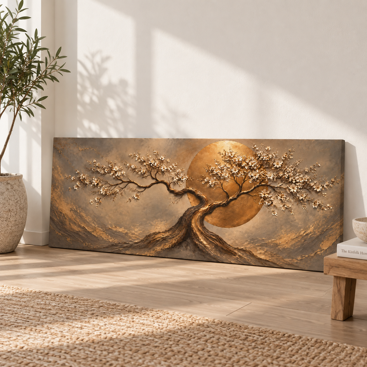 Bronzelle kanvas tablo mockup 6