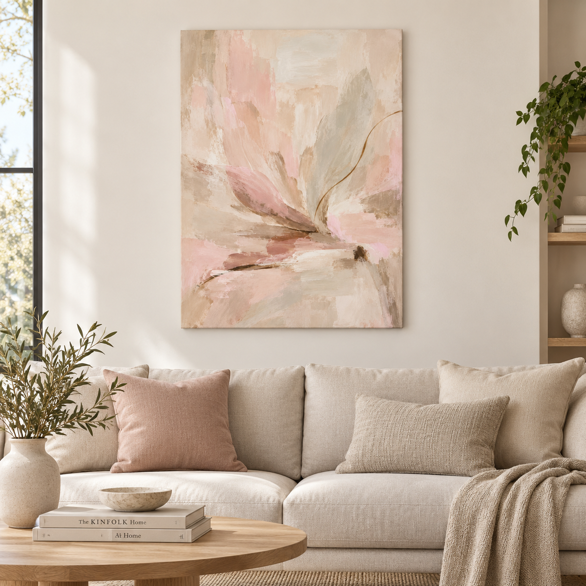 Formelle kanvas tablo mockup 2