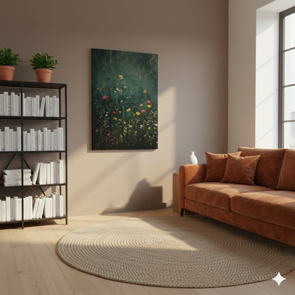 Modern Kanvas Duvar Tablosu – Flora | Salon & Yatak Odası Tablosu