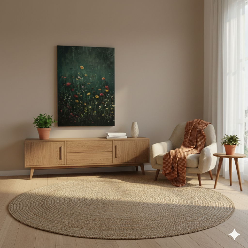 Modern Kanvas Duvar Tablosu – Flora | Salon & Yatak Odası Tablosu