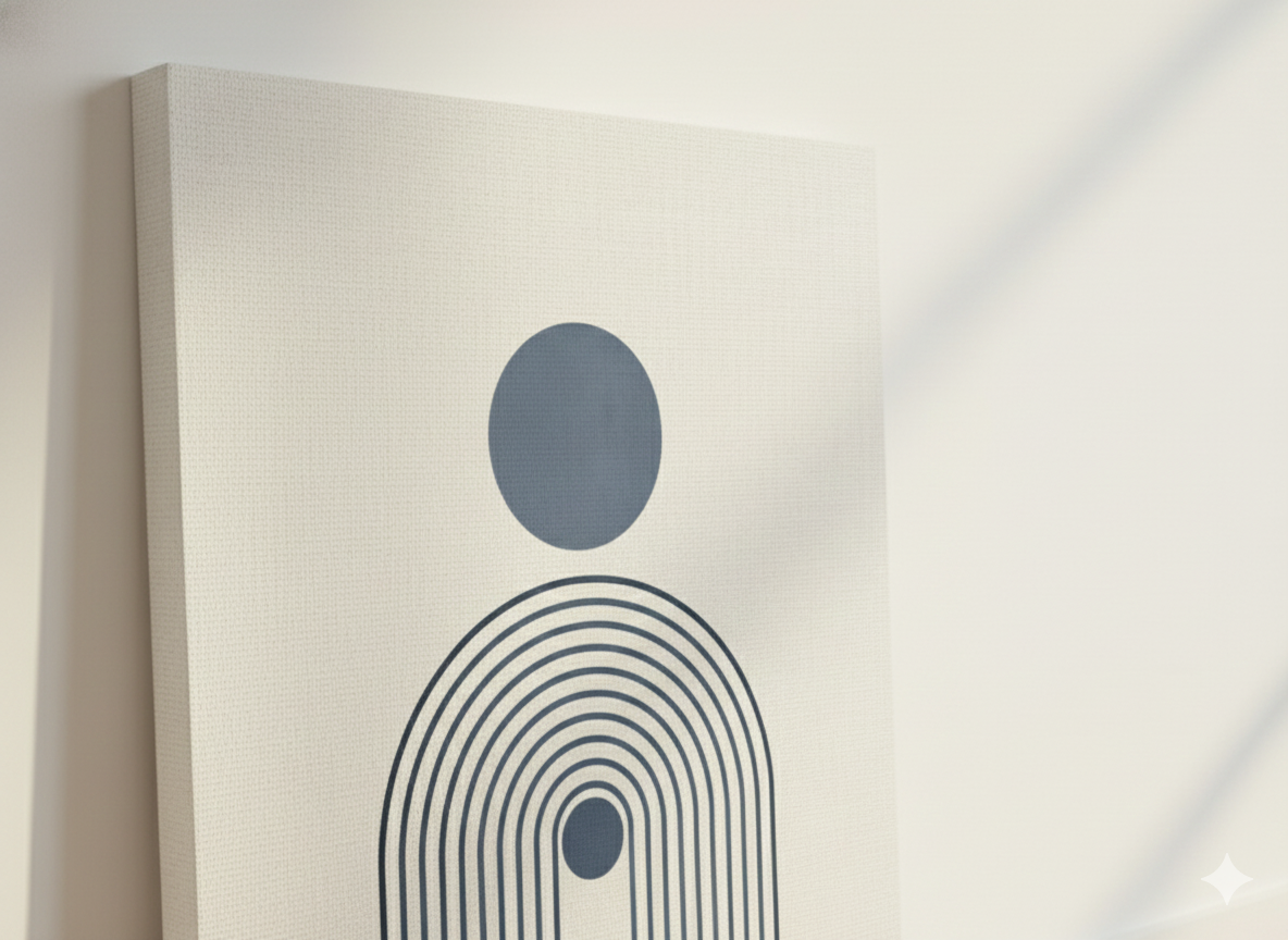 3’lü Modern Kanvas Duvar Tablosu – Gece | Salon & Yatak Odası Tablosu