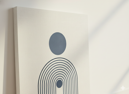 3’lü Modern Kanvas Duvar Tablosu – Gece | Salon & Yatak Odası Tablosu