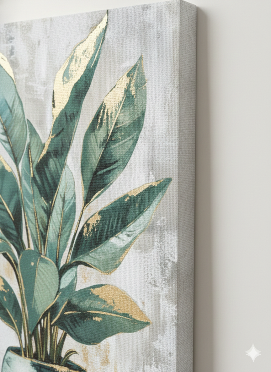 3’lü Modern Kanvas Duvar Tablosu – Vazo | Salon & Yatak Odası Tablosu