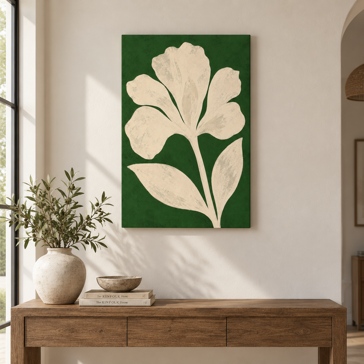 Harbelle Kanvas Tablo - yemek alanı mockup