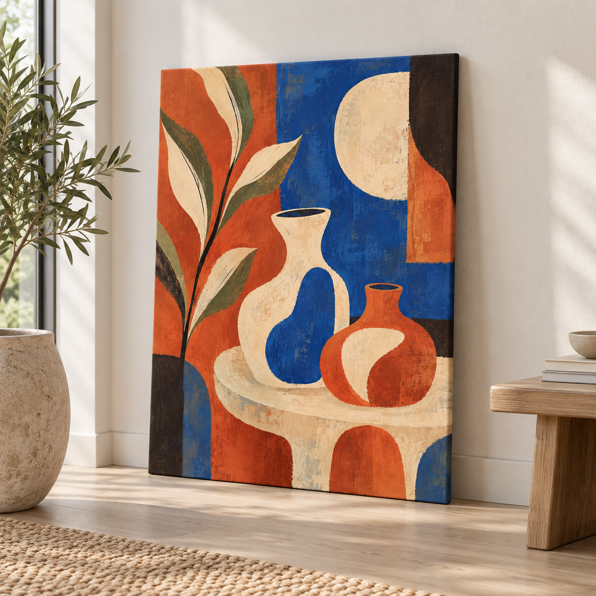 Olivane kanvas tablo mockup 6