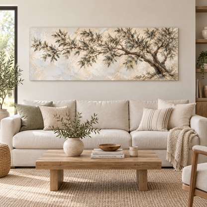 Olivessa kanvas tablo mockup 2