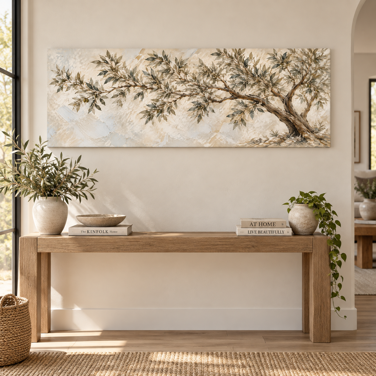 Olivessa kanvas tablo mockup 3