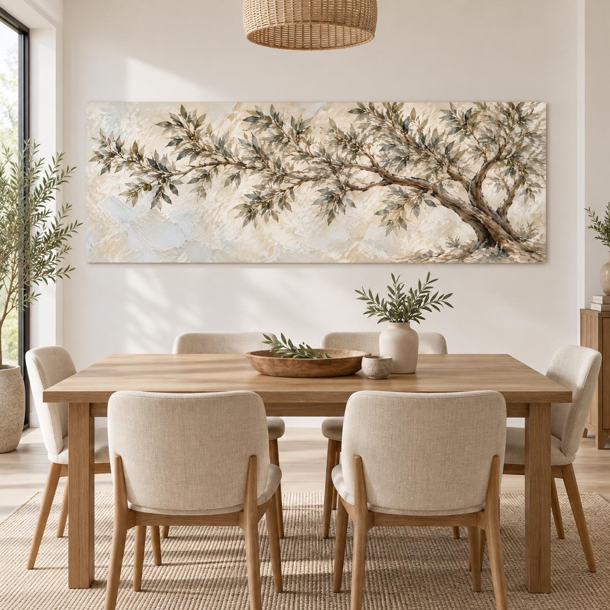 Olivessa kanvas tablo mockup 4