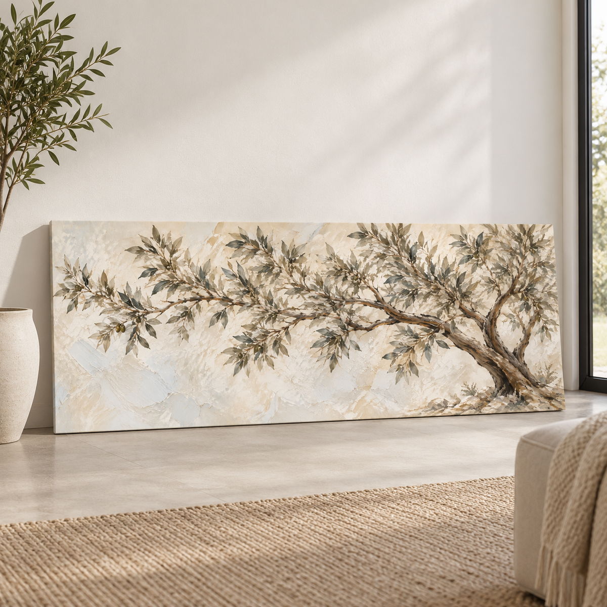 Olivessa kanvas tablo mockup 6