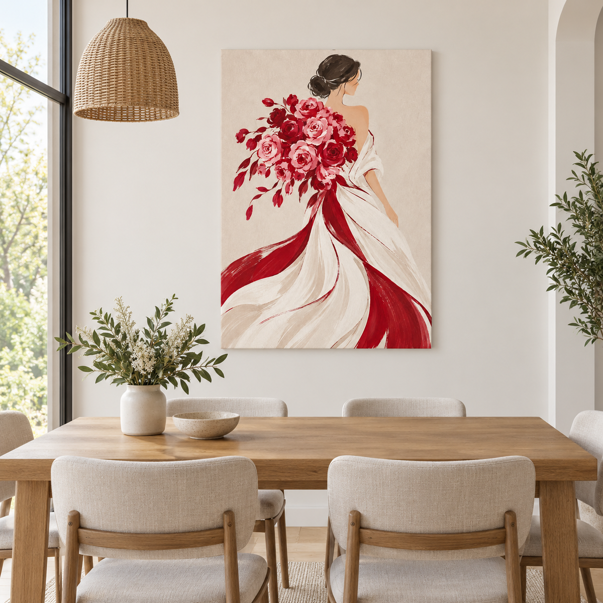 Rosavia kanvas tablo mockup 4