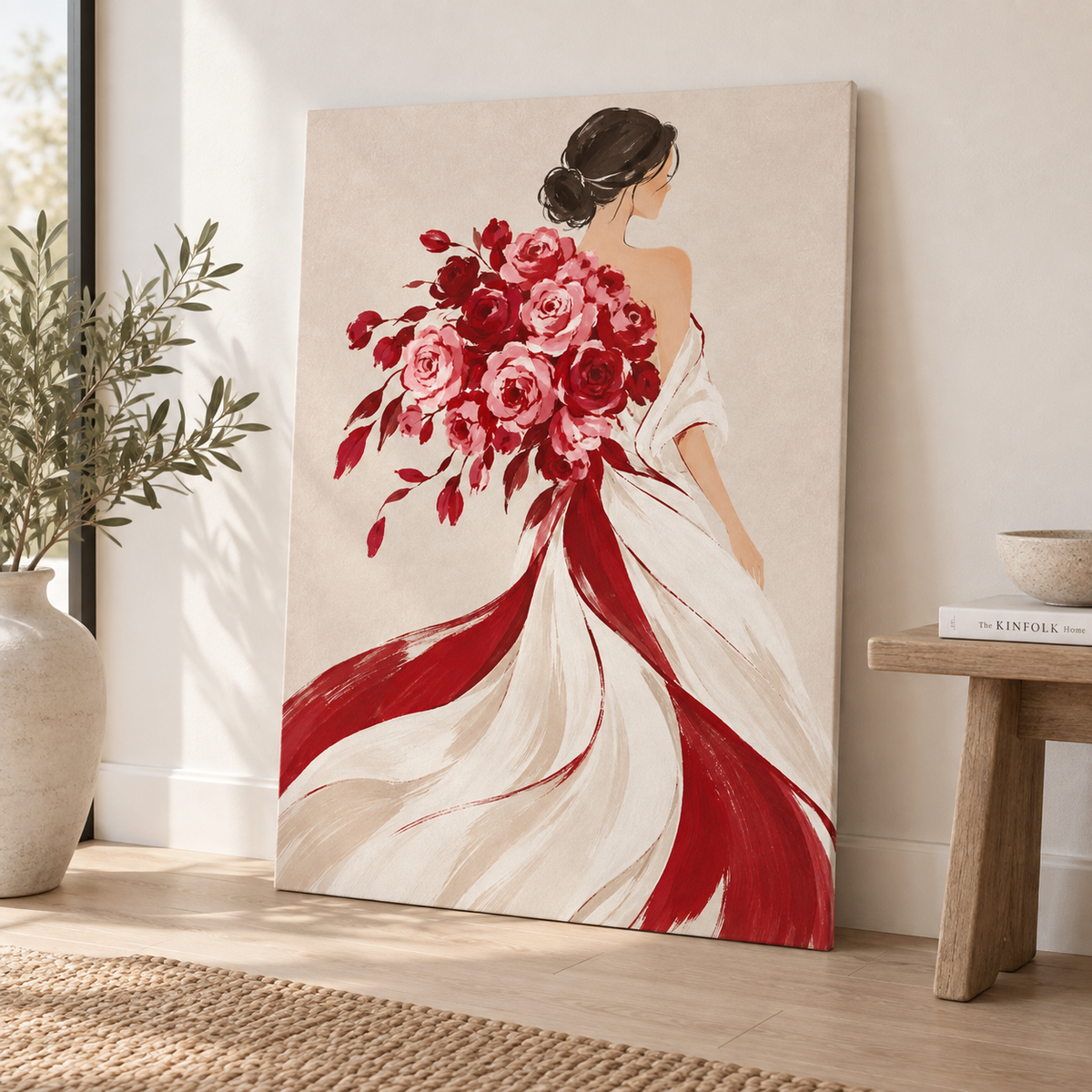 Rosavia kanvas tablo mockup 6