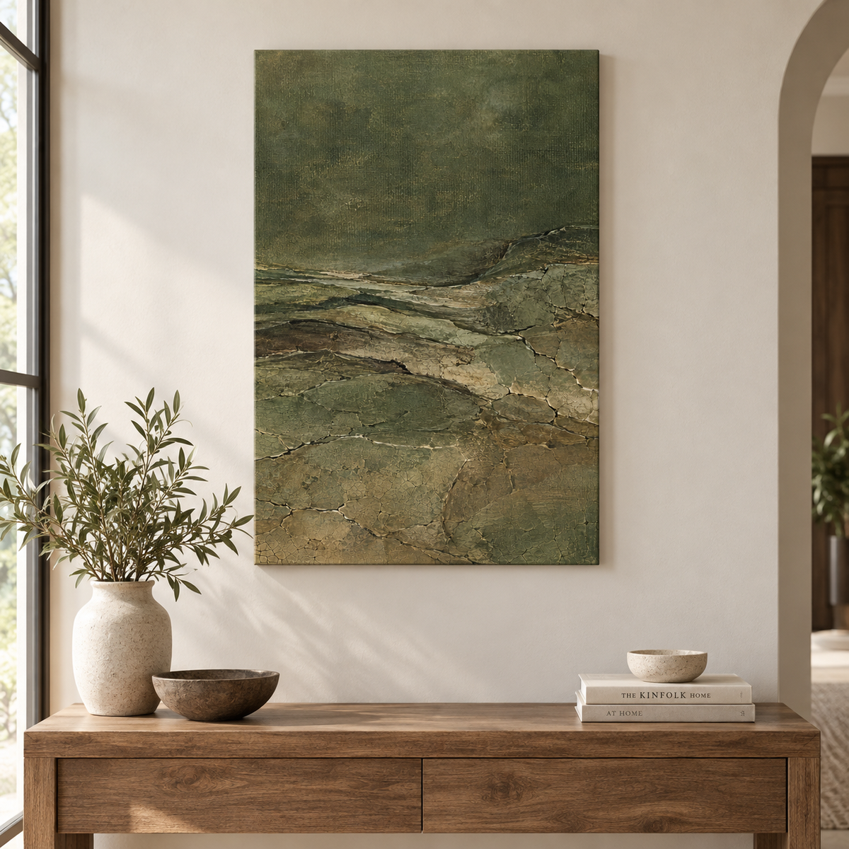 Selvara kanvas tablo mockup 3