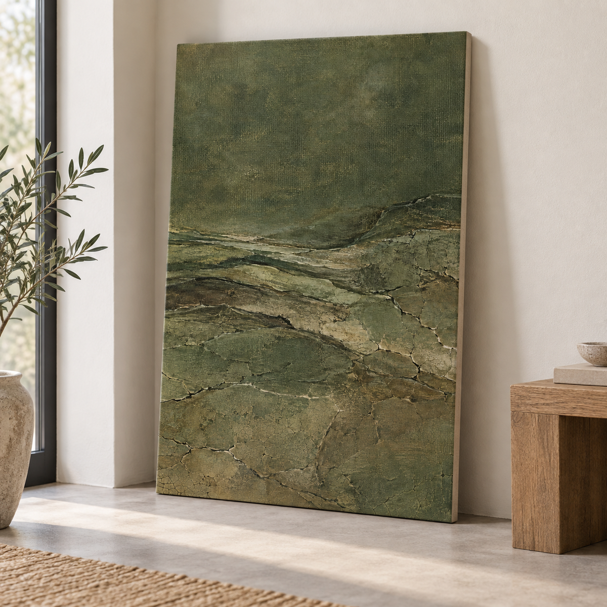 Selvara kanvas tablo mockup 6