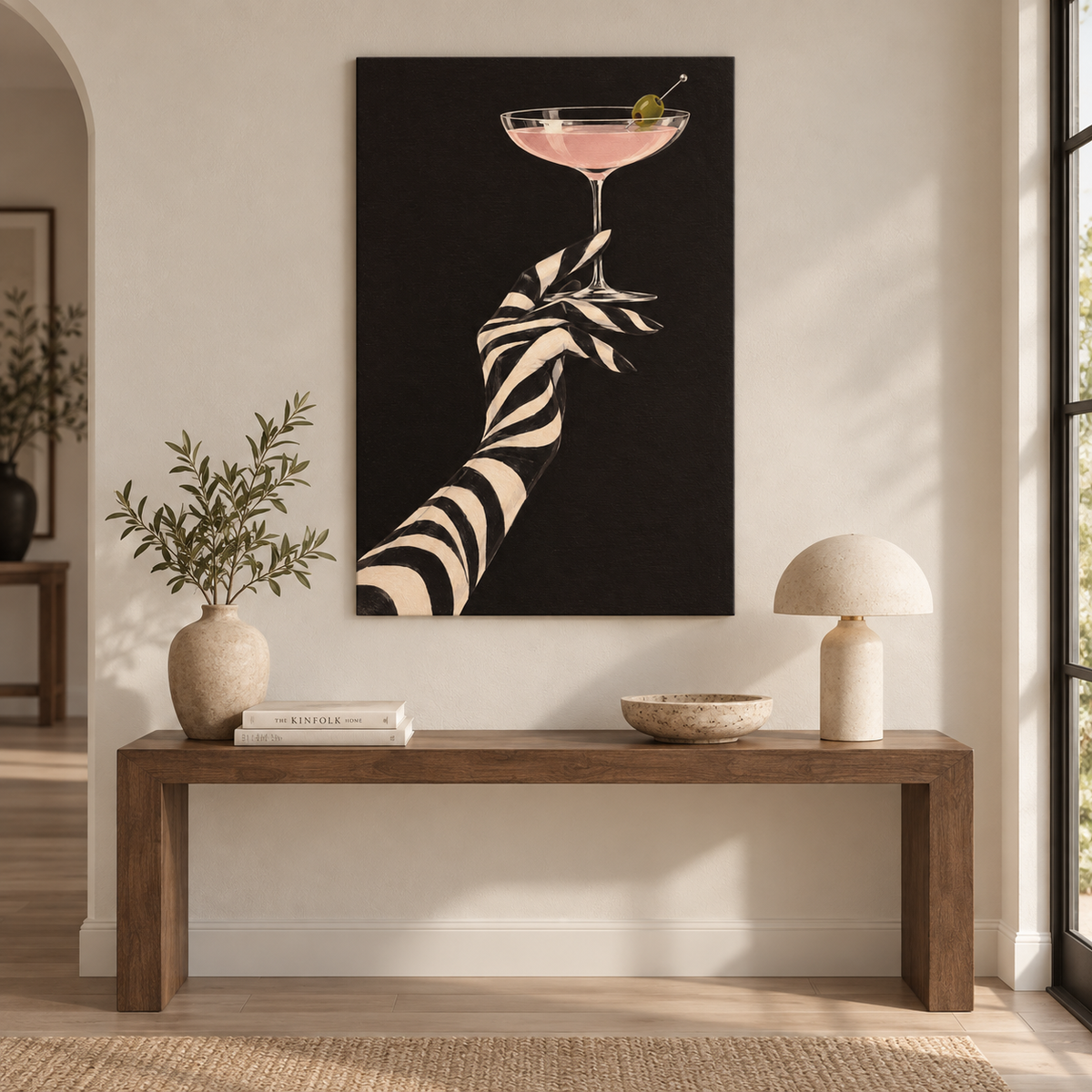Viridia kanvas tablo mockup 3