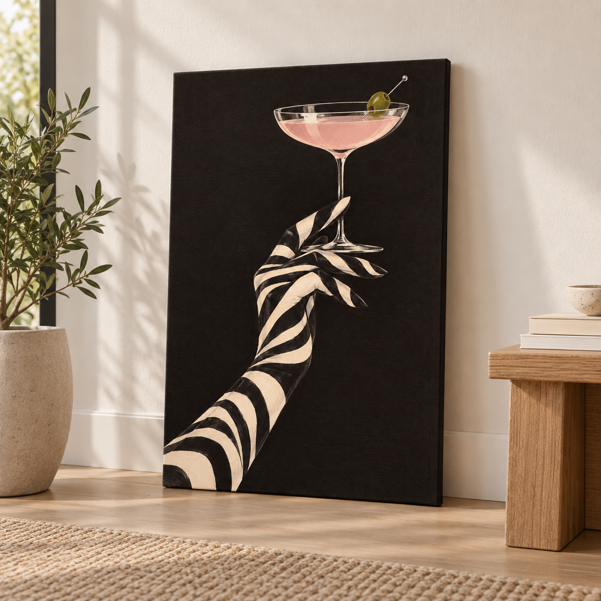 Viridia kanvas tablo mockup 6